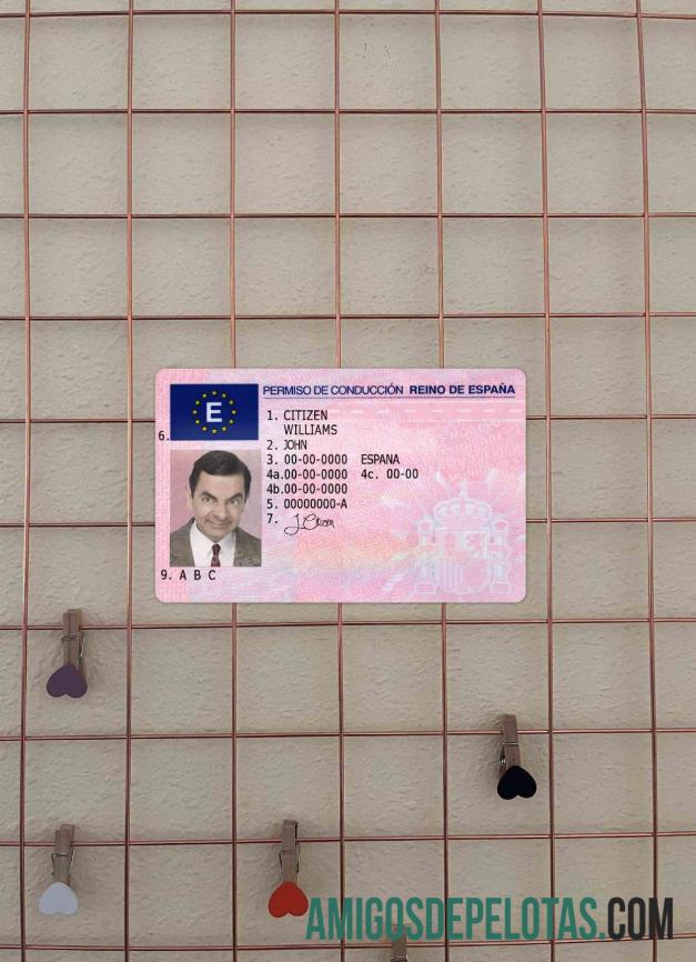 Espanha DL FRENTE modelo